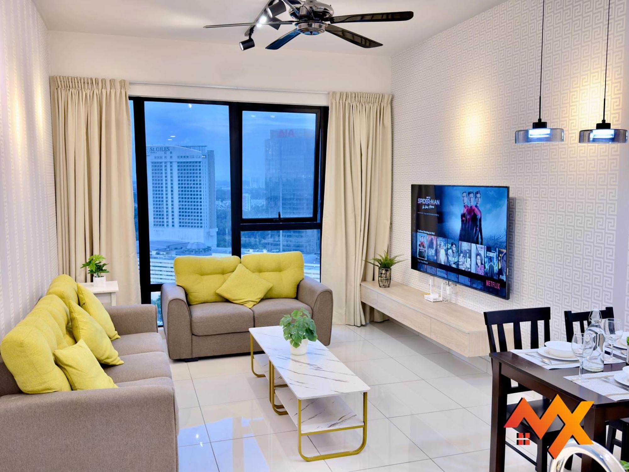 Aparthotel Midvalley Southkey Mosaic 6-9pax Netflix-smarttv70inch *